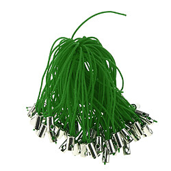 Cordons de lanière tressés de téléphone portable 100pcs corde de bricolage lasso vert