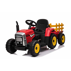 Beneo Tracteur électrique WORKERS avec remorque, rouge, traction a