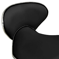 Maison Chic Chaise Gaming | Chaise de bureau Ergonomique Fauteuil Noir Similicuir -GKD16661 pas cher