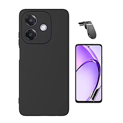 Kit De Film Hydrogel À Coque Complète Avant + Coque En Silicone Liquide + Support Magnétique L Phonecare Pour Oppo A40 - Noir