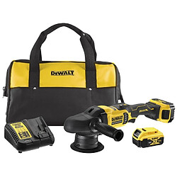 Polisseuse orbitale XR 18V 125mm, 2 batteries, chargeur, soft bag Dewalt DCM848P2-QW