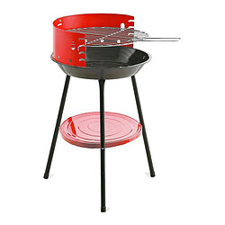 Barbecue Algon Ronde Rouge Grill (36 x 36 x 55 cm)