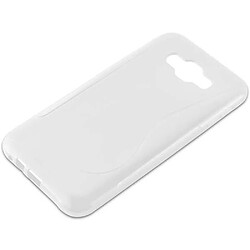 Cadorabo Coque Samsung Galaxy E7 Etui en Transparent