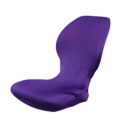 Acheter Housse de chaise d'ordinateur pivotant élastique Housse de protection de siège de bureau - violet