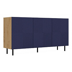 Vivaldi Commode Camilla Chene Artisan Bleu Marine 150 cm