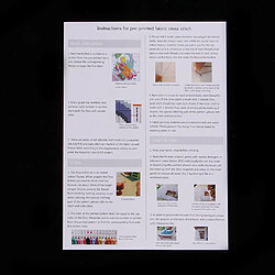 14CT 11CT chat et oiseau estampillé kit de point de croix bricolage broderie fait main 14CT 30x37cm