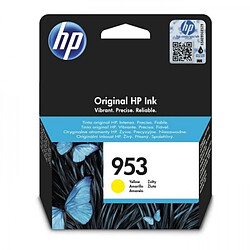 Cartouche d'Encre - Imprimante HP 953 jaune authentique (F6U14AE) pour HP OfficeJet Pro 8710/8715/8720