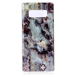 Wewoo Coque marron pour Samsung Galaxy Note 8 Marble Motif TPU antichoc Housse de protection arrière