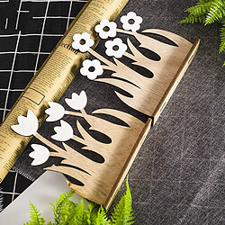 Acheter Wewoo Décorations de Fête 2 PCS Pâques maison créative en bois simple décoration de fleur ornements solide