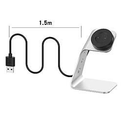 Acheter 1.5m Chargeur Dock Cradle Charge Rapide Pour Huawei GT GT2 GT 2e 42mm 46mm New Silver