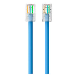 Belkin RJ45-RJ45, Cat6, 5m câble de réseau Bleu