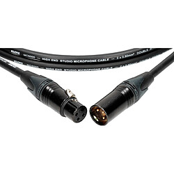 Câble M5 Pro XLR mâle/femelle Neutrik, 10m Klotz