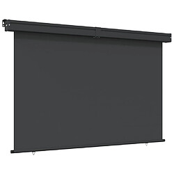 vidaXL Auvent latéral de balcon 145x250 cm noir