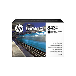 HP 843C 400-ml Black PageWide XL Ink Cartridge cartouche d'encre 1 pièce(s) Original Noir