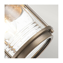 Acheter Elstead Lighting Applique murale extérieur Kichler Aluminium,laiton,verre grainé transparent Bronze bruni