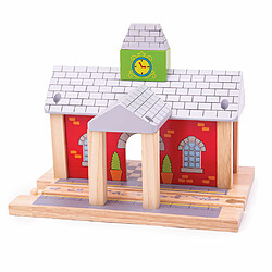 Bigjigs Rail Gare en bois