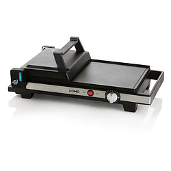 Plancha grill électrique 3en1 2200w 60x25cm - do9238g - DOMO