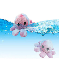 Acheter Universal Jouet en peluche de poulpe réversible, mignon pieuvre en peluche en peluche de cravate réversible rose