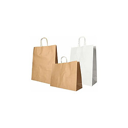 PAPSTAR Sac en papier, 250 x 260 x 170 mm, blanc ()