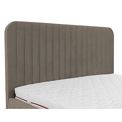 Avis Bestmobilier Stuart - lit coffre - 180x200 cm - sommier inclus - en velours