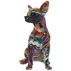 Figurine Décorative Alexandra House Living Multicouleur Plastique Chien 15 x 18 x 27 cm