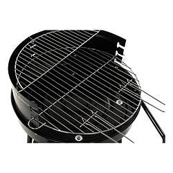 Acheter Roues de barbecue au charbon de bois DKD Home Decor Noir Métal Plastique 59 x 49,5 x 82 cm