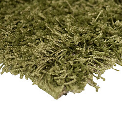 Thedecofactory SUPER SHAGGY - Tapis shaggy vert 135x190