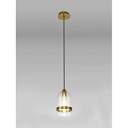 Avis Luminaire Center Suspension design 1 ampoule Laiton antique