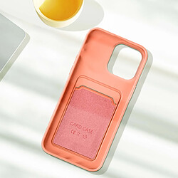 Acheter Avizar Coque iPhone 14 Pro Max Silicone Souple Porte-carte rose