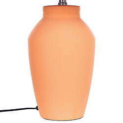 Beliani Lampe à poser en céramique orange RODEIRO pas cher