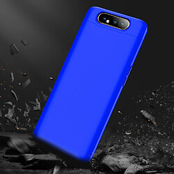 Acheter Wewoo Coque Rigide Étui pour PC à couverture intégrale à trois étages Galaxy A80 bleu