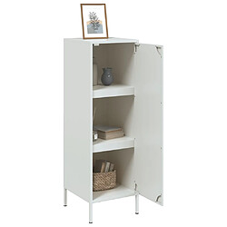 Acheter vidaXL Buffet haut blanc 36x39x113 cm acier