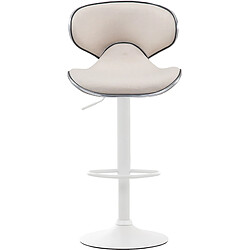 Non Tabouret de bar Las Vegas V2 tissu blanc