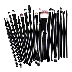 21pcs Pinceaux Fard à Paupières Eyeshadow Teint Poudre Kabuki Facial Eye Brush