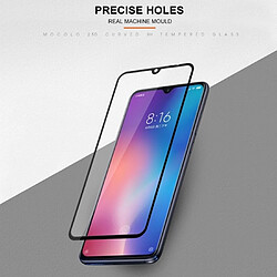 Avis Wewoo Film de verre trempé pour impression à la soie mocolo 0.33mm 9H 2.5D pour Xiaomi Mi 9 (noir)