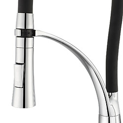 Avis K20 Robinet de Cuisine Mitigeur K2O Splash 25x8x43 cm Chrome avec Flexible, Bec 360° Amovible, 2 Fonctions Eau et Aérateur