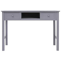 Avis vidaXL Buffet Gris 108x45x76 cm Bois de Paulownia massif