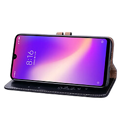 Wewoo Housse Coque Étui en cuir de style professionnel à texture flip à l'huile de cire horizontale pour Xiaomi Redmi 7avec supportlogements cartes et porte-monnaie noir pas cher