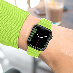 Acheter Avizar Bracelet pour Apple Watch 41mm / 40mm / 38 mm Silicone Ajustable Vert citron