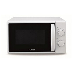 Totalcadeau Micro-ondes avec Grill à lumière intérieure 20 L 700W Blanc - Micro ondes avec fonction décongelation pas cher