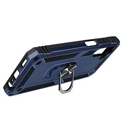 Avizar Coque pour Samsung Galaxy A15 5G Hybride Bague Support Magnétique Bleu Nuit