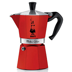 Moka express 3t rouge cafet alu - 0009132/0004942 - BIALETTI