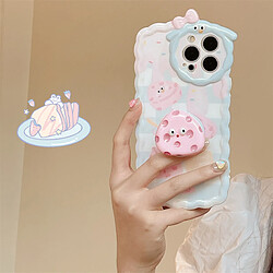 GUPBOO Étui pour iPhone11ProMax Cream Ice Cream Cheese Girl Phone Case Holder Soft