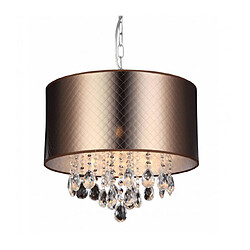 Luminaire Center Suspension en cristal Motan Bronze