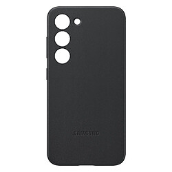 Coque Originale Samsung S23 Cuir Noir