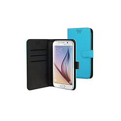 Avis Muvit Étui de Protection pour Smartphone 4.5" Folio Universel Stand et Coulissant Bleu