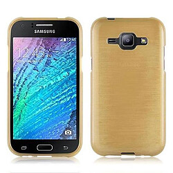 Avis Cadorabo Coque Samsung Galaxy J1 2015 Etui en Or