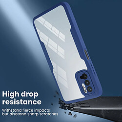 PHONECARE Coque Anti-Crash 360 Protection Avant et Arriére pour Samsung Galaxy A22 5G - Bleu Foncé