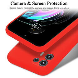 Cadorabo Coque Motorola EDGE 20 LITE / FUSION Etui en Rouge pas cher