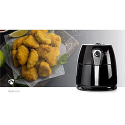 Avis NEDIS Friteuse sans huile Air Fryer 3L 1400W avec Tiroir amovible avec revêtement anti-adhérant 80-200 °C